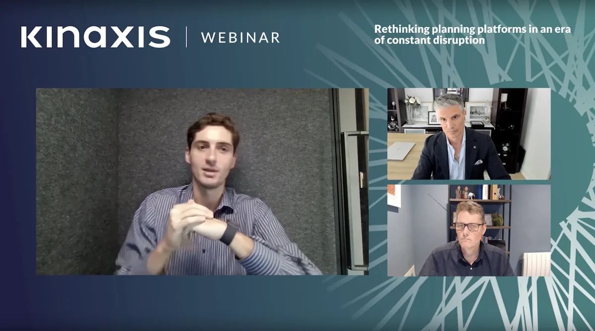 Kinaxis webinar screenshot